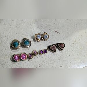 Assorted Women’s Statement Clip On Earrings Set -